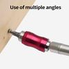 1/4 Inch Hex Magnetic Screw Drill Tip Quick Change Locking Bit Holder Drill Screw Tool Drive Guide Drill Bit Extension Rod