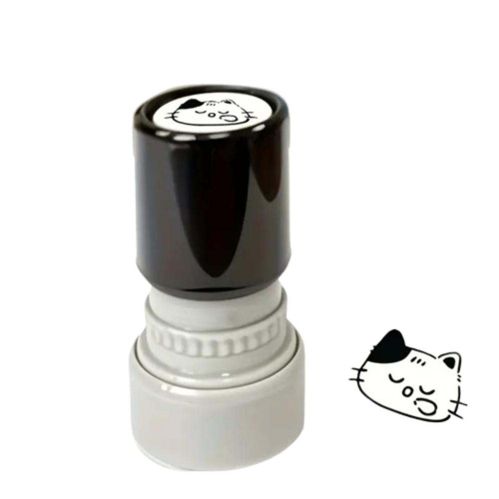 Cat Designs Black Cat Stamp Diary Collage Cartoon Stamps Durable Kitten Stamp  Stationery