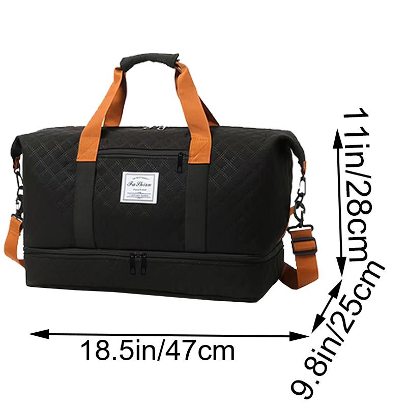 Quilted Travel Duffle Bag Casual Single Shoulder Bag for Vacation Trip Gym Daily Luggage Festival Gifts