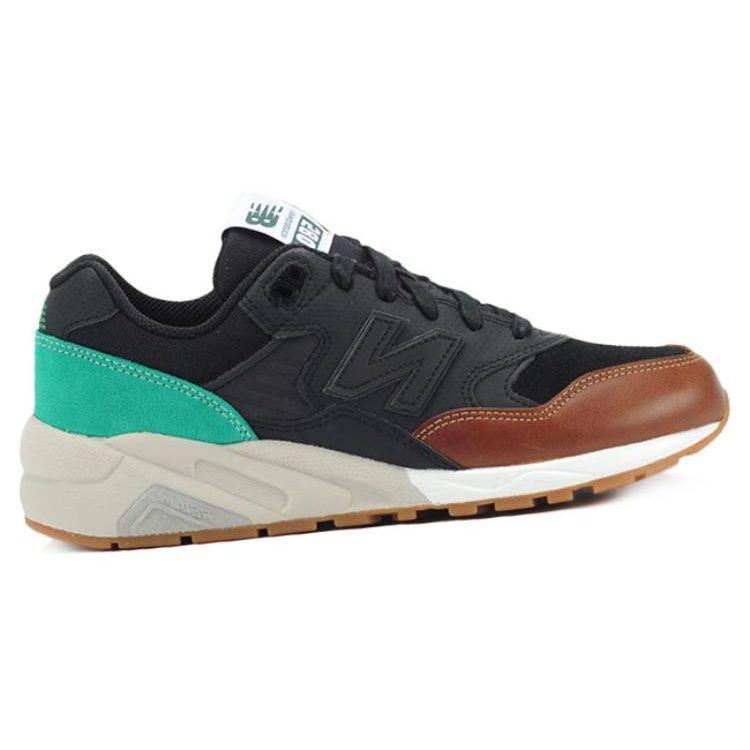 New Balance 580 Unisex Black Green Low Top Running Shoes MRT580NK