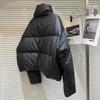 Parka de iarnă pentru femei Îmbrăcăminte exterioară Paltoane scurte Palton coreean cu strasuri Jachete groase de puf calde pentru doamne
