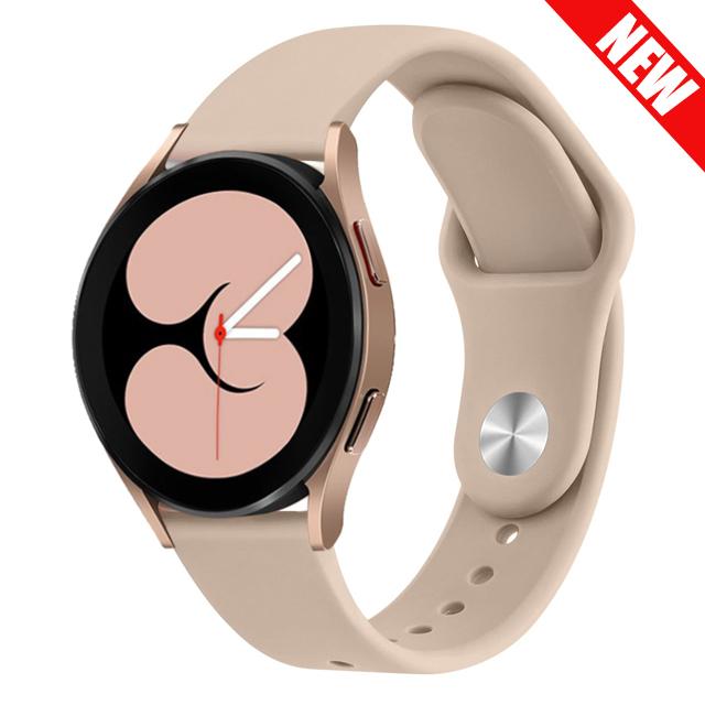 20mm/22mm Watch Straps For Samsung Galaxy watch 7/6/4/classic/5 Pro/Gear S3 Silicone bracelet Huawei watch GT 2/2e/pro/3/4 band