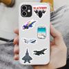 Airplane Fighter Aircraft Stickers Airliner DIY Kids Gift Toy Decal for Laptop Scrapbook Phone Bottles Luggage Bags Waterproof