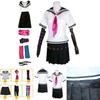 Danganronpa Ibuki Mioda Cosplay Costume Set Stylish Uniform Dress And Wig Combination