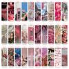 30PCS Pink Bell Ringing Design Reading Bookmarks Paper Cartoon Stationery Laptop Luggage Living Gifts Room Decoration Bookmark