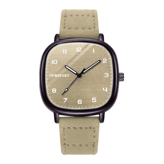 

Кварцевые часы с квадратным циферблатом, силиконовый регулируемый ремешок, без задержки, проверка времени, высокая точность, изысканные женские наручные часы, часы хаки