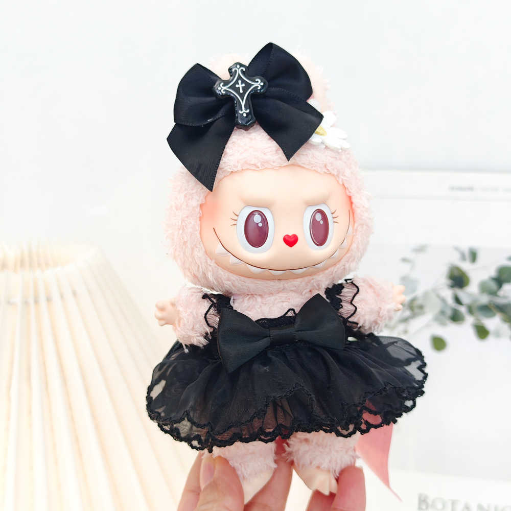 Mini Oblečení pro panenky Outfit Doplňky Pro Korea Kpop Exo 15-17cm Labubu Idol Popruh sukně náhrdelník boty Oblečení Dárek