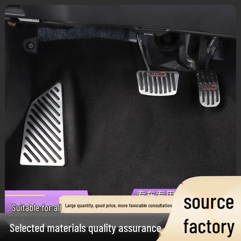 

New Asian Lion Accelerator Pedal Brake Decor - Fits 21 Models, Easy No-Drill Installation, Car Interior Accessory Rest Pedal чёрный