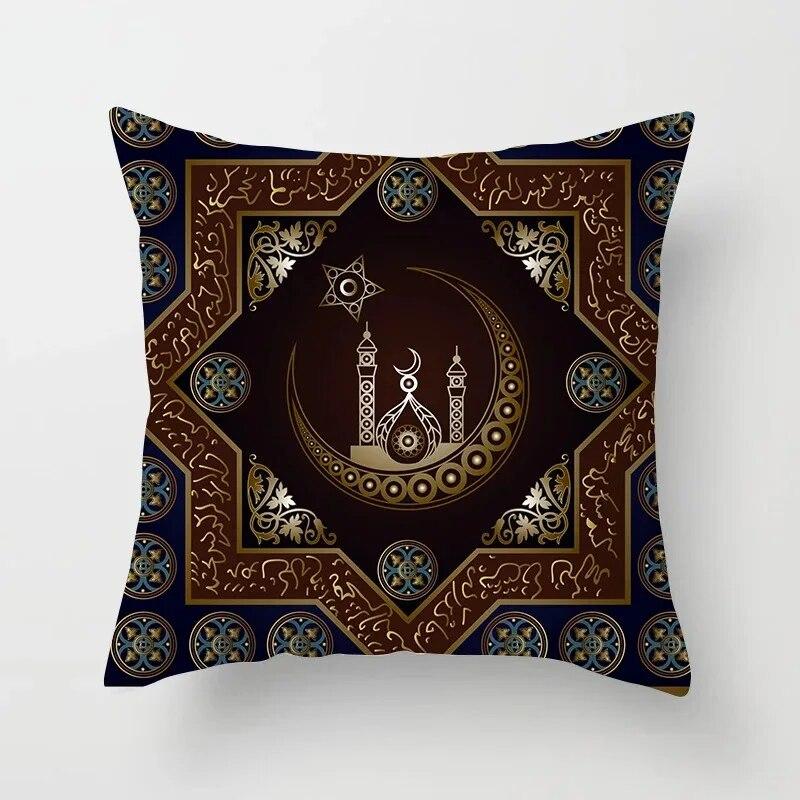 2024 Eid Mubarak Mājas Dekora Spilvendrānas Islāma Ramadan Dekors Mošeja Musulmaņu Spilvendrānas Dāvana