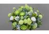 Simulated Silk Floral Arrangement: Round Flower Ball for Aisle, Table, or Wedding Stage Decoration.
