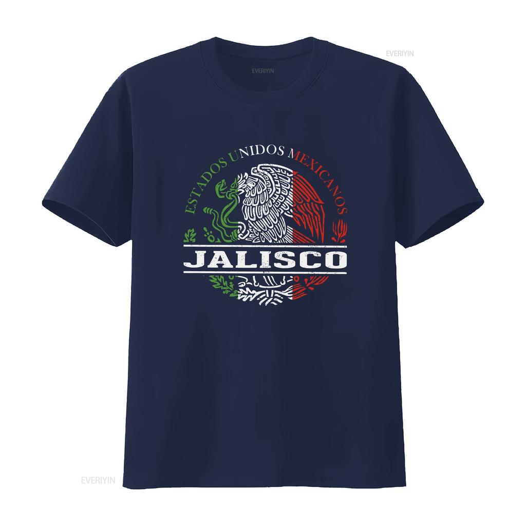 Jalisco Mexico T Shirt Travel Vintage Washed Breathable Fashion Stylish Comfortable Designer Clothes Slightly Versatile Soft