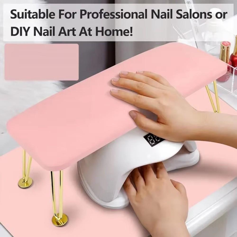 Dirt Resistant Hand Rest Pad Foldable Studio Desk Mat Portable Nail Art Table Mat  For Nail Salon