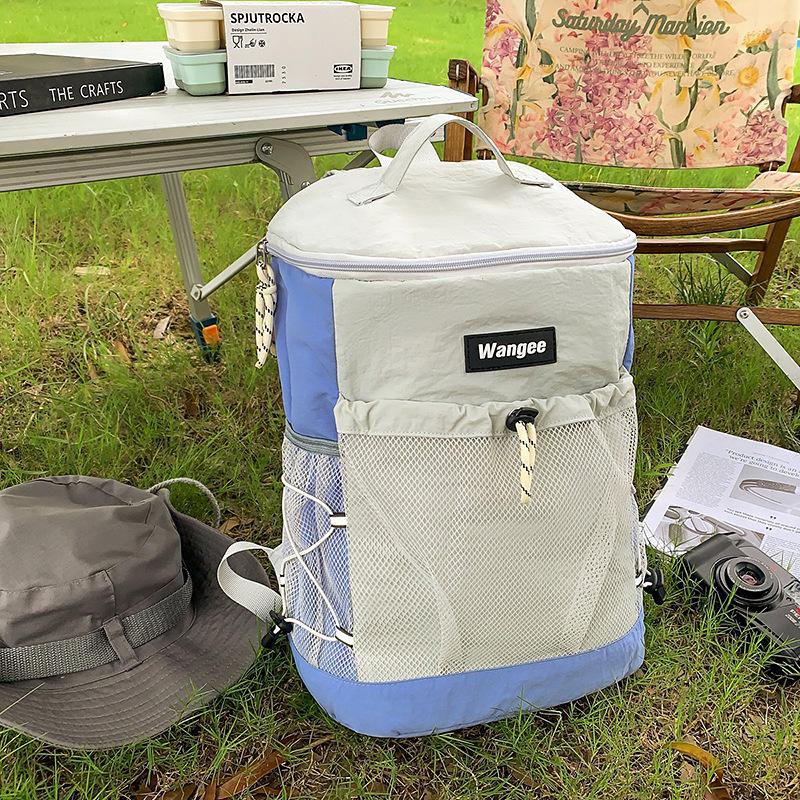 Schoolbag Original Niche Design Lightweight Backpack Outdoor Sports Hiking Bag Middle School Student School Bag