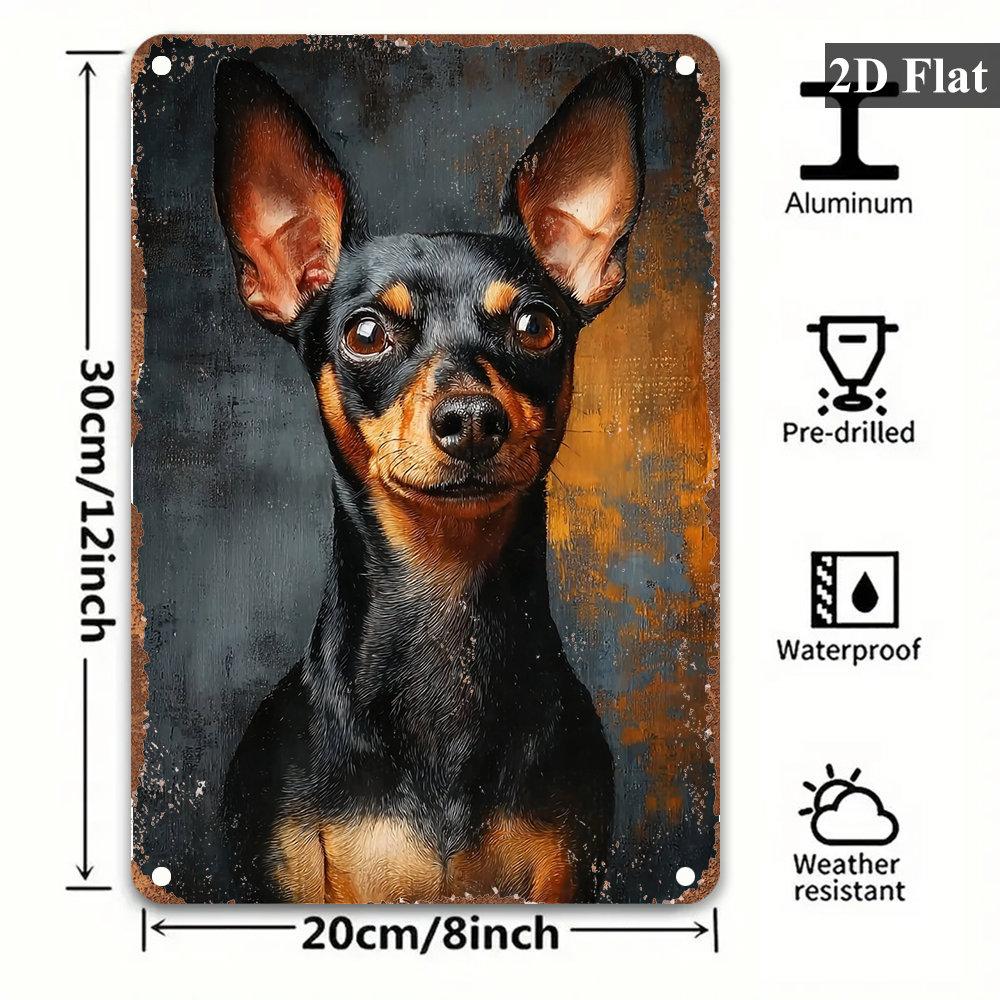 

D Flat pc Vintage Metal Decoration Plate LIKE A GOOD NEIGHBOR SAY OVER THERE Large x Inch (xcm) Rustic Far 20x30cm（7.8x11.8inch）