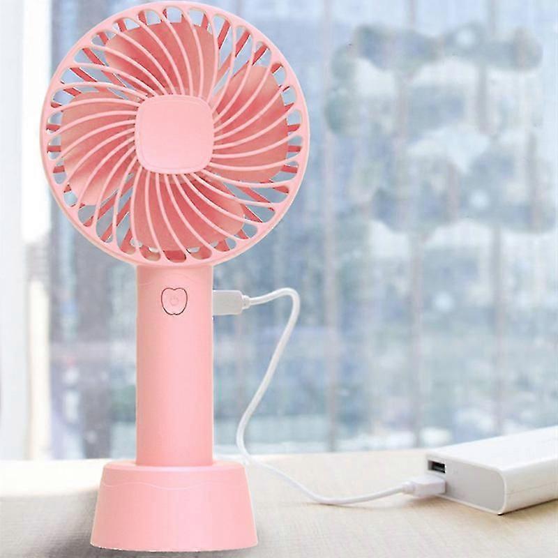 Mini Fan Handheld Portable Hand Fan Rechargeable Usb (color : White, No Standard Battery) (a-5-f6)