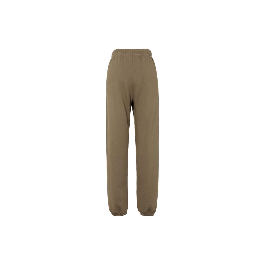 Fear of God Essentials Sweatpants FW22 With Letter Logo Print And Thick Drawstring Knit Unisex Bottoms Wood-Brown FOG-FW22-536