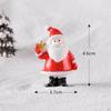 Christmas Old Man Figurine Sculpture Small Character Miniature for Home Decor Decoration