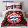FC Bayern Munchen Custom Name Pattern Bedding,Quilt Set Quilt Cover Pillowcase Home Birthday Gift(1 * duvet cover + 2 * pillowcase, without core)