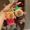 Carrot Marmota Hat Clothes Cute Plush Keychain Pendant Gift And Bag Accessory