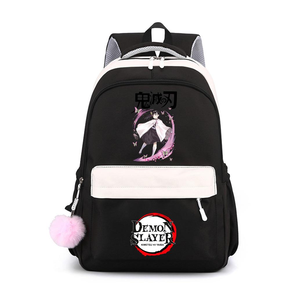 Anime Demon Slayer Printed Large Capacity Waterproof Backpack for Teenger Student Schoolbag Bookbag Gift Travel Bag