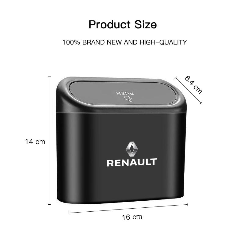 2026 Ζεστό για Renault Καπάκια πλήμνης Κάδος απορριμμάτων αυτοκινήτου Κάδος απορριμμάτων Εσωτερικό κουτί αποθήκευσης για Renault Megane Clio QM6 Kadjar Koleos Espace Sc