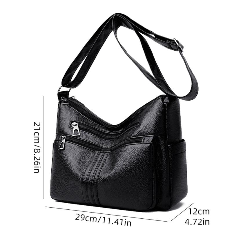 Borsa a tracolla alla moda 2025 con grande capacità Semplicità Versatilità Multitasche Impermeabile e Leggera Borsa a spalla