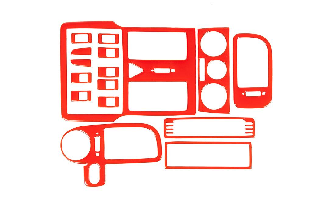 

Накладки на панель 1999-2003 (червоний колір) для Volkswagen Polo
