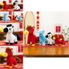 Chinese Zodiac Horse Plush Toy With Pp Cotton Filling For New Year Gifts And Collectors