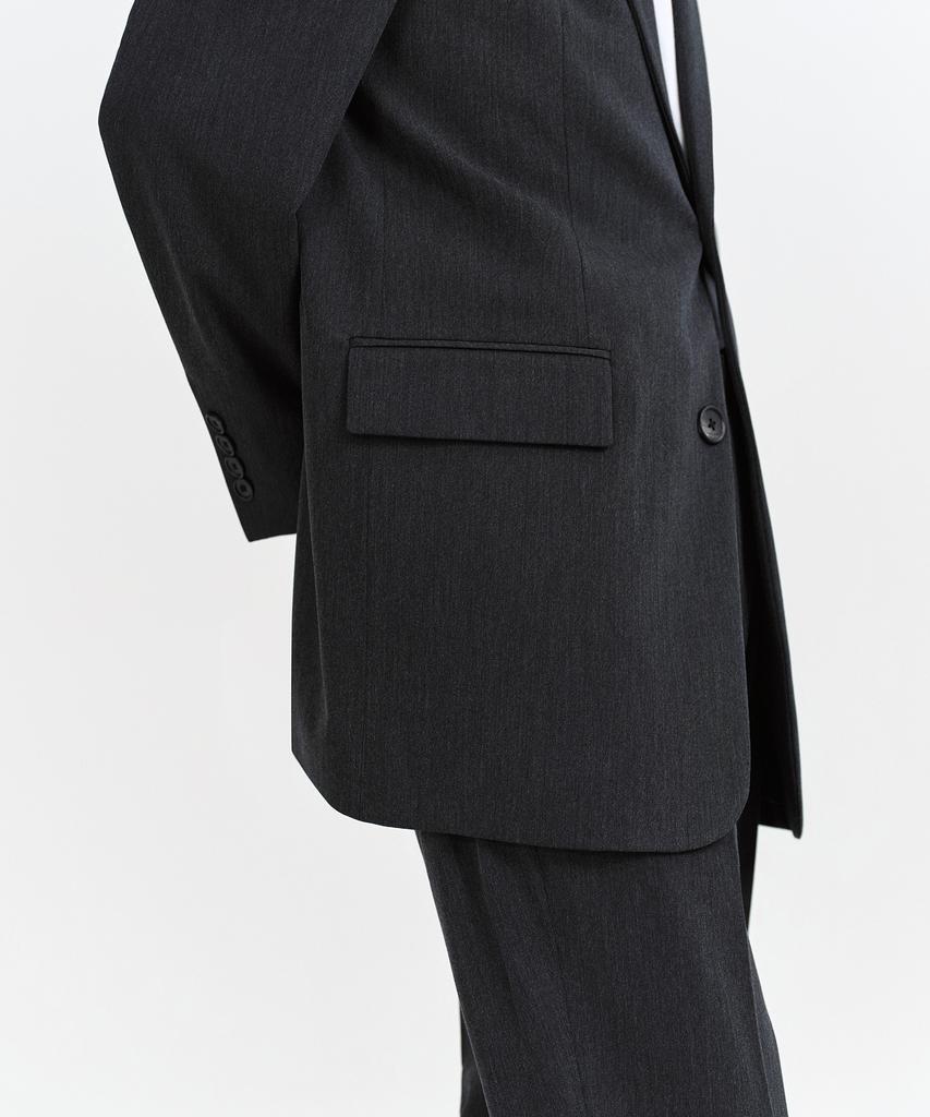 Musinsa Standard Oversized Blazer [Charcoal Grey]
