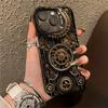 Mechanical design patterned phone case suitable for iPhone 17 16 15 14 13 12 11 Pro/ Max /Plus anti-fall and shock