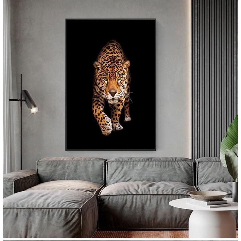 

Животное Леопард Современный дом Декор стены Фотографии для гостиной HD Холст Печать Масло Картины Спальня Мебель Дом Украшение