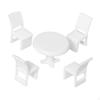1/ Furniture Set with Table and Chairs for Diorama Layout