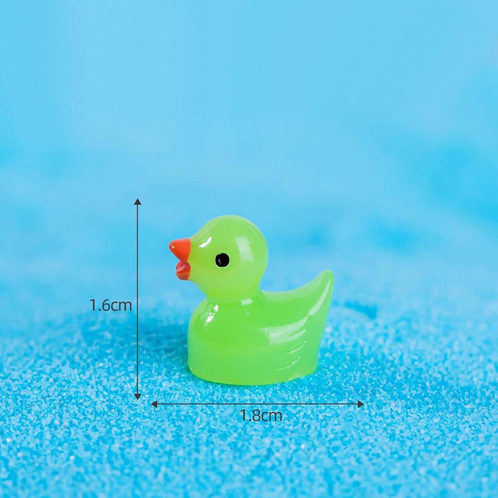 Miniatur-Entenornamente aus mehrfarbigem Kunstharz für selbstgebaute Aquarien und Gärten mit Miyazaki-Hayao-Motiven