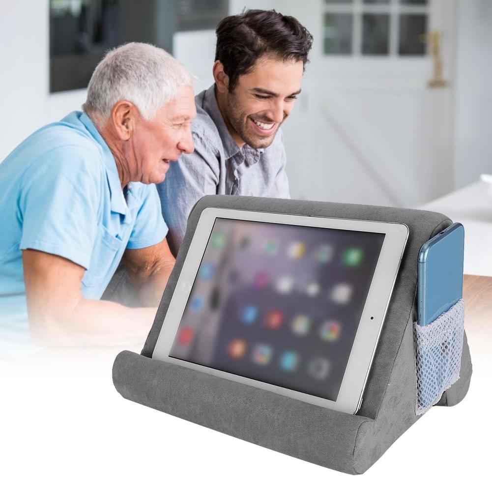 Multi Angle Reading Holder Desktop Stand Soft Pillow for Mobile Phone Tablet Book E Reader