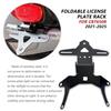 FOR CBR 650R CBR650R CBR650R 2025 2024 2023-2021 New Accessory License Plate Holder with Mudguard Removable Rear Regulator Bracket and LED Rear Finish