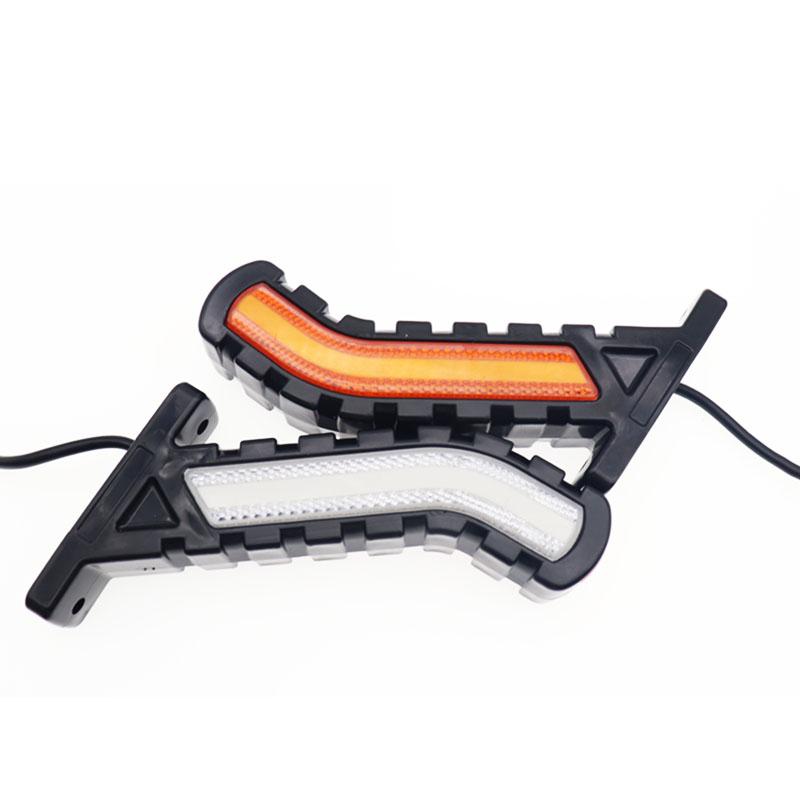 2 Pack Side Marker Light Signal Light Truck Turn Trailer LED Neon Light Bar 24V Truck Position Light Waterproof Triple Side Light Amber Red White