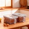 Clear Plastic Egg Storage Box Refrigerator Organizer Egg Rack Portable Large Capacity Egg Container Kitchen Storage Organization