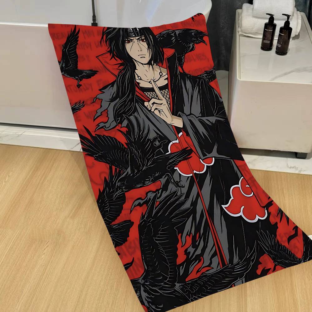 Cool W-Uchiha Itachi-H Beach Towel For Kids Personalized Bath Towel Pool Towel Vacation Gift Picnic Towel Party Gift