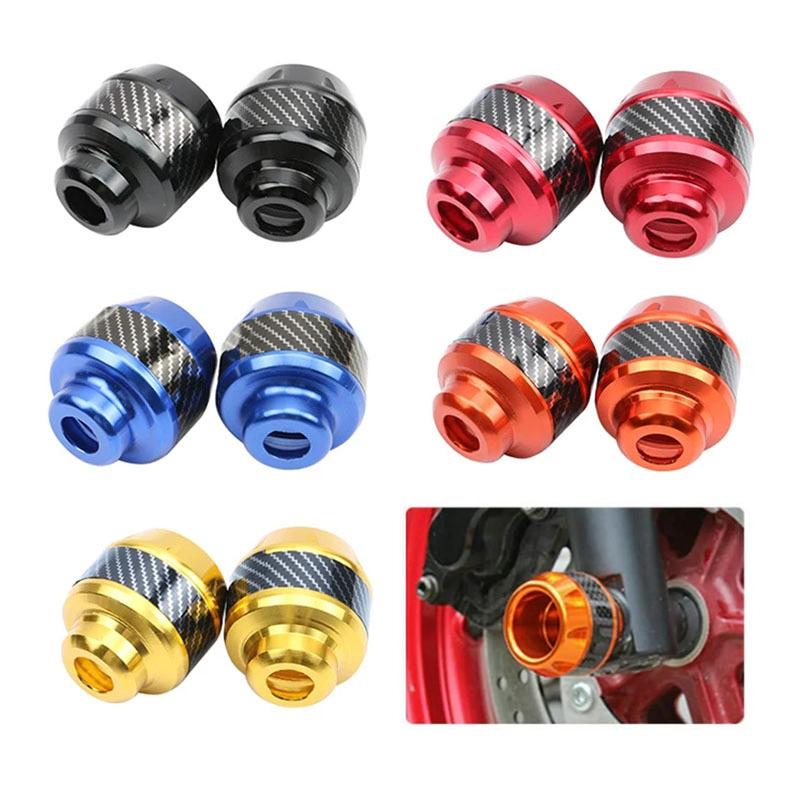 Universal Aluminum Alloy Front Suspension Protection Cup Frame Slider Falling Protector Modified For Motorbike Anti-Fall Bumpers