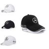 Stilvolle Mercedes Racing Baseballkappe, bestickt, Sonnenschutz, Baumwollhut