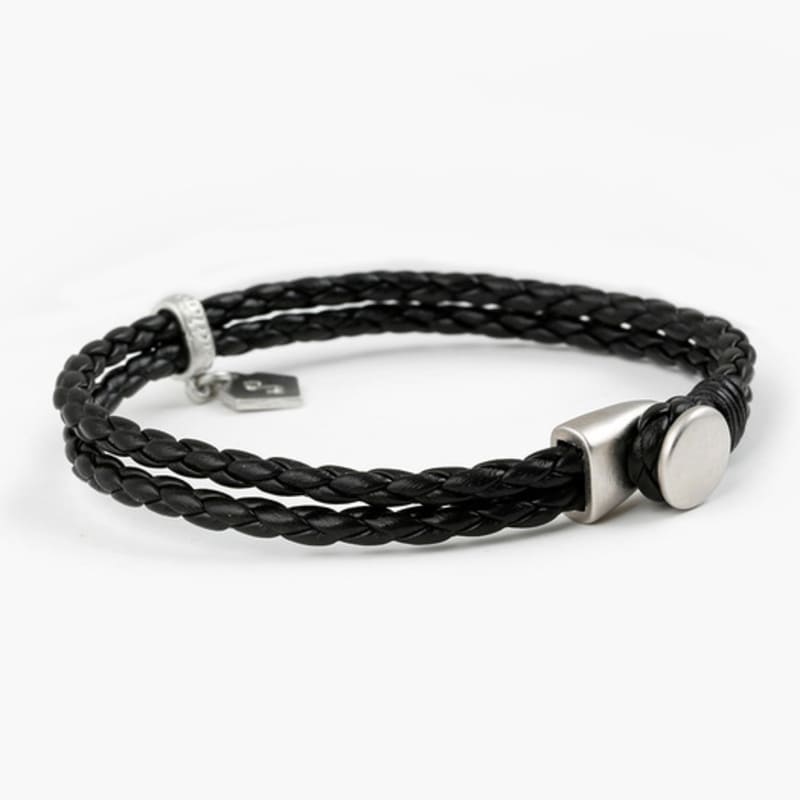 SHOVEOFF [Set Product] SVB-#198 Leather/Onyx Bracelet SET