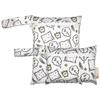 Waterproof Cartoon Print Washable Baby Diaper and Storage Organizer Bag