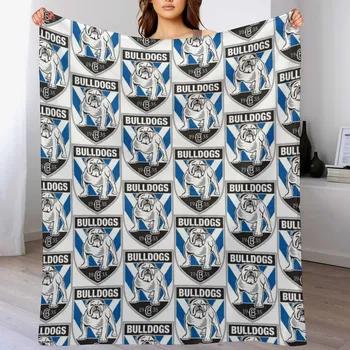 Rugby Bulldogs Canterbury Plaid Throw Blanket for Sofa Bed Cute Baby Blankets Home Textiles