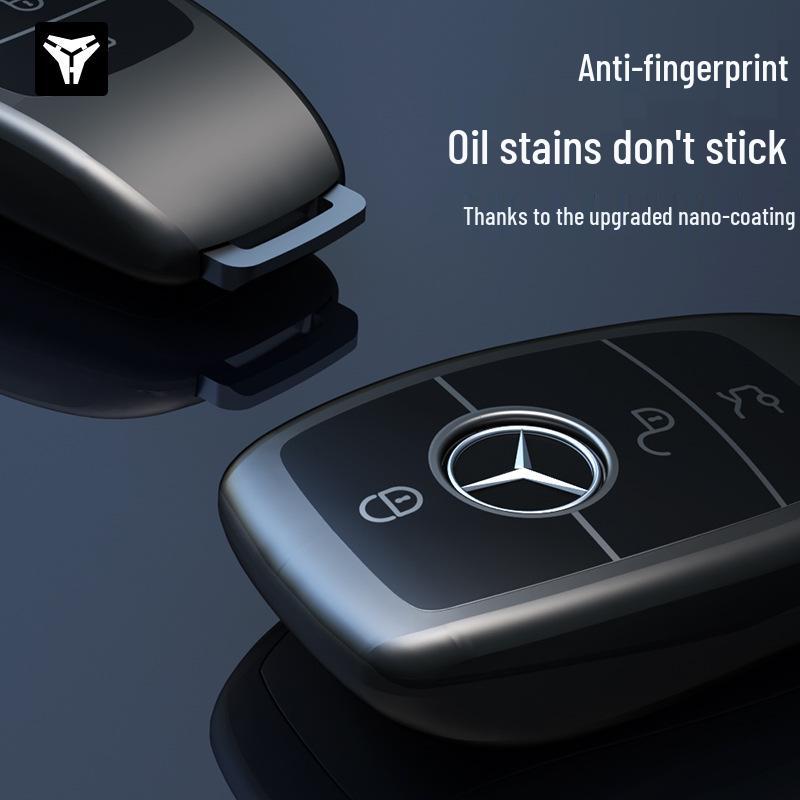 Premium Key Cover for Mercedes GLC300L, C200L, C260L, E300L, S400 - High-End Feel
