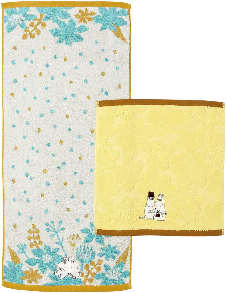 Marushin Moomin Fragrant Towel Gift Hand Towel and 1 Face Perfect for Gift Set (1 Towel) - Housewarmings, (Product Number 1485010800)