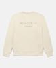 DESCENTE Sports Terry Wording Logo Sweatshirt Ivory Sr123Uht11 (A Type)