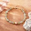 Natural Colored Treasure Hetian Jade Freshwater Pearl Bracelet Women'S S925 Sterling Silver Beaded Set Xiaohongshu