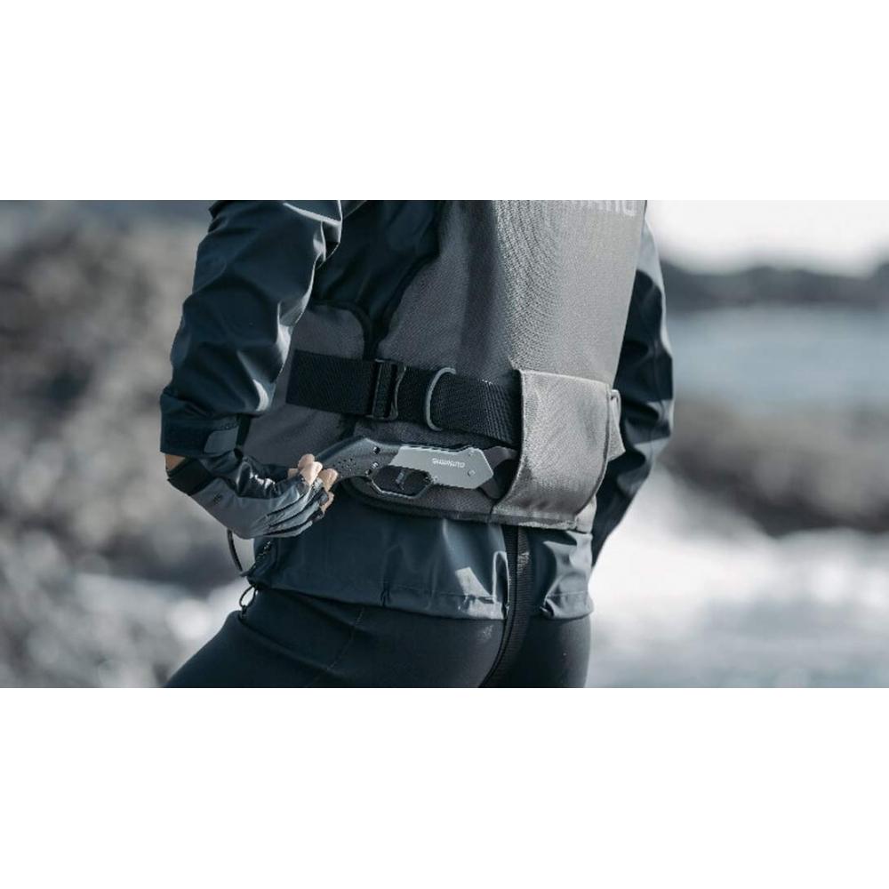 SHIMANO Fishing Wear Fixed Floating Vest Rock Shore Vest VF-029U Black 0 Rock Shore Rock Sea Saltwater
