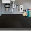 Black Under The Sink Mat Felt Layer Material Kitchen Cabinet Liner Absorbent Shelf Mats  for Drips
