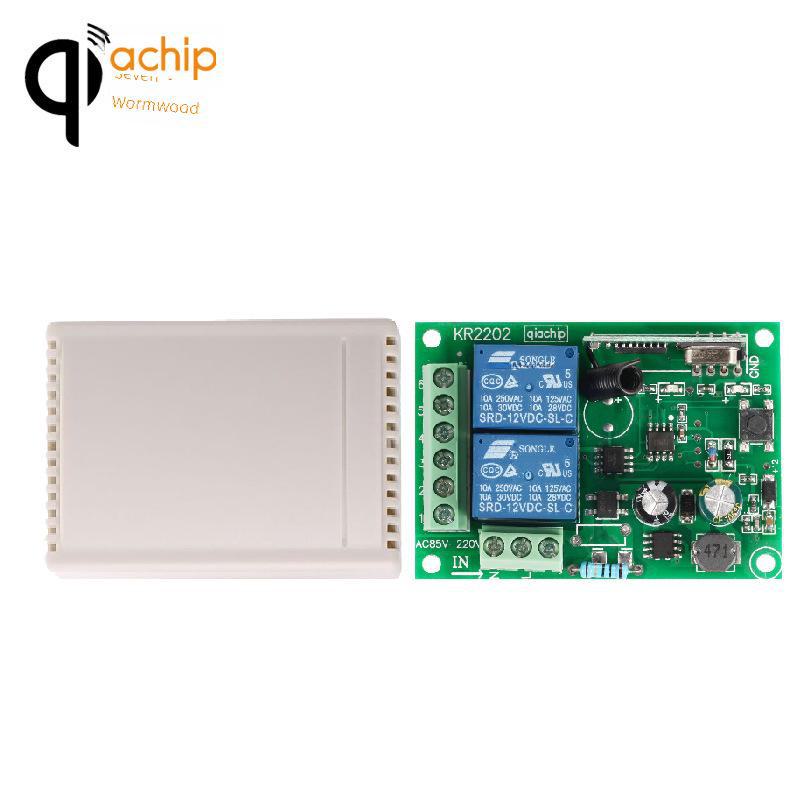 

Подвійна напруга (110В/220В) Бездротовий перемикач дистанційного керування, інтелектуальний модуль керування освітленням 433 МГц KR2202-4